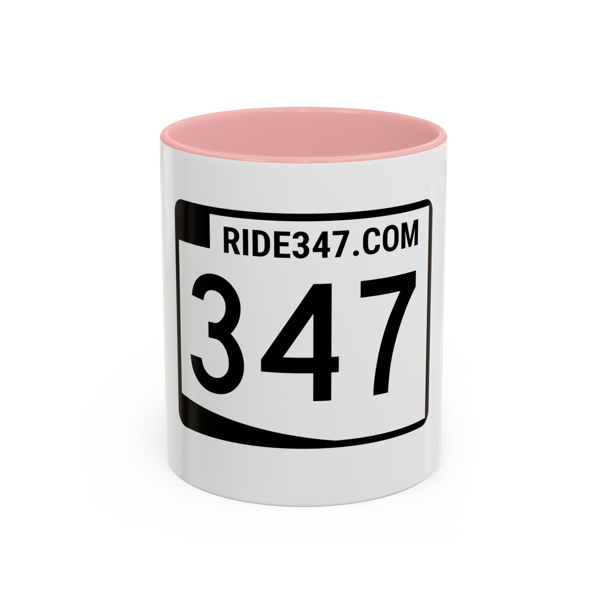 Coffee Mug — RIDE347 Racing Number Accent Mug - Image 9