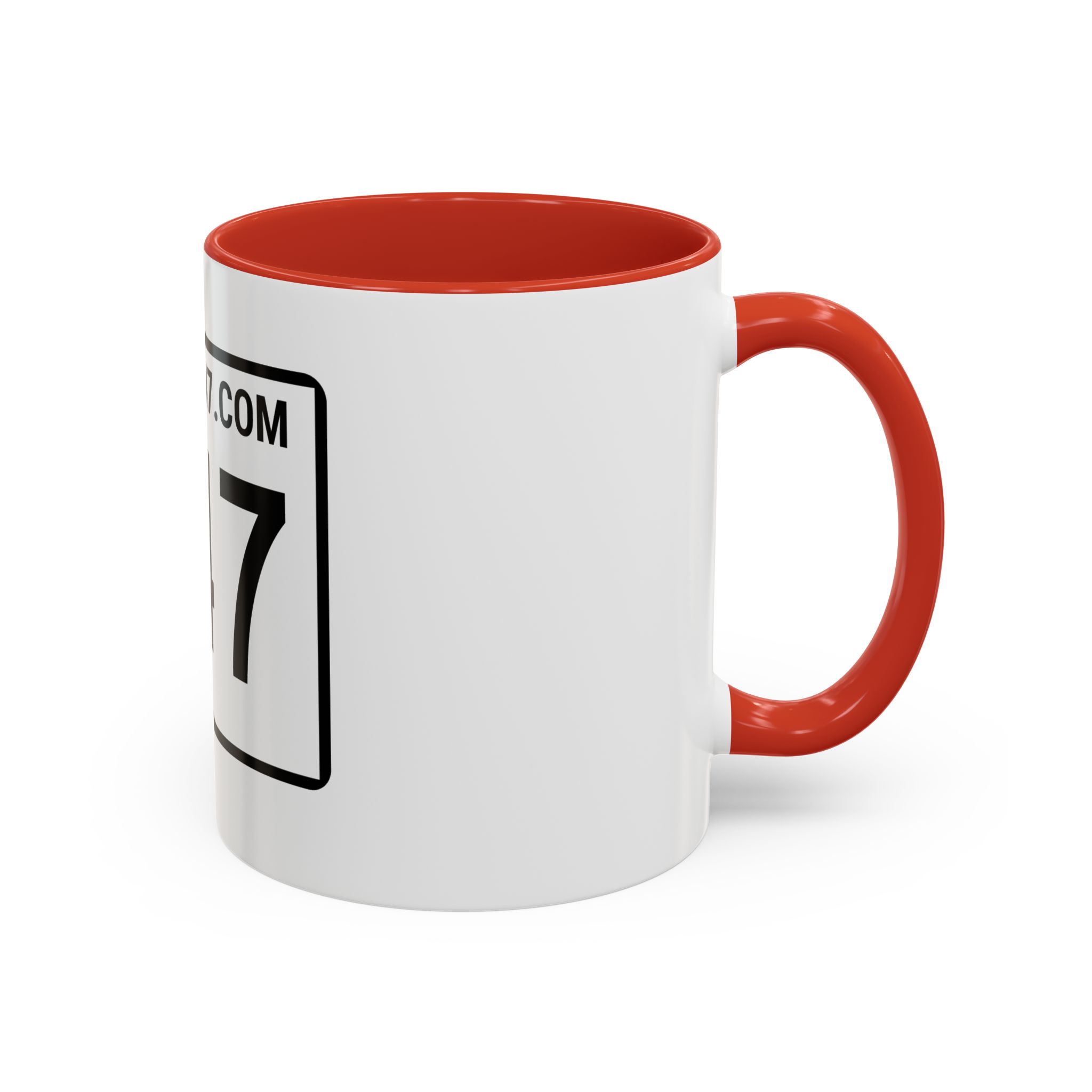 Coffee Mug — RIDE347 Racing Number Accent Mug - Image 14