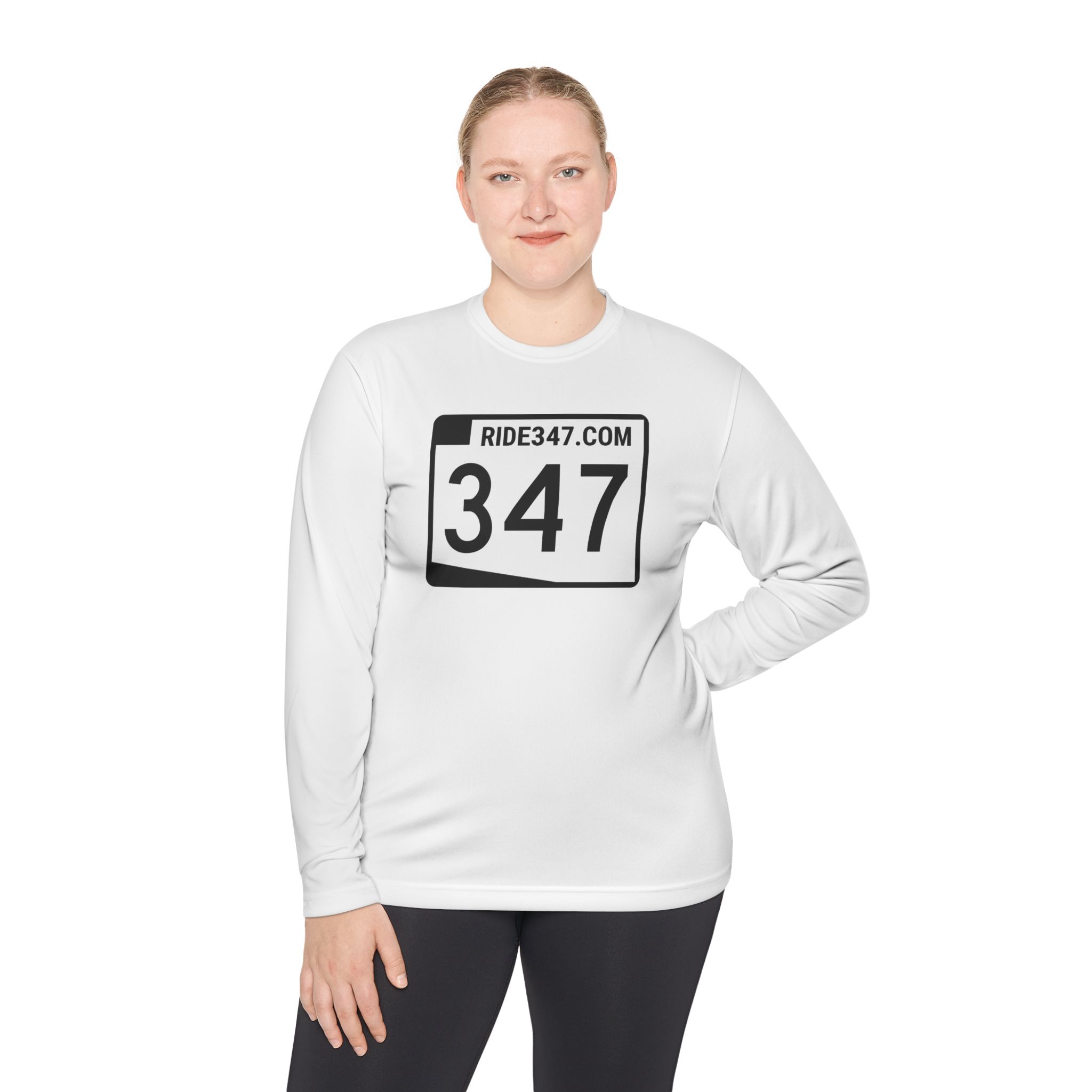 Long Sleeve Tee — 'It's a New Day' 347 Logo Comfort Shirt - Image 4