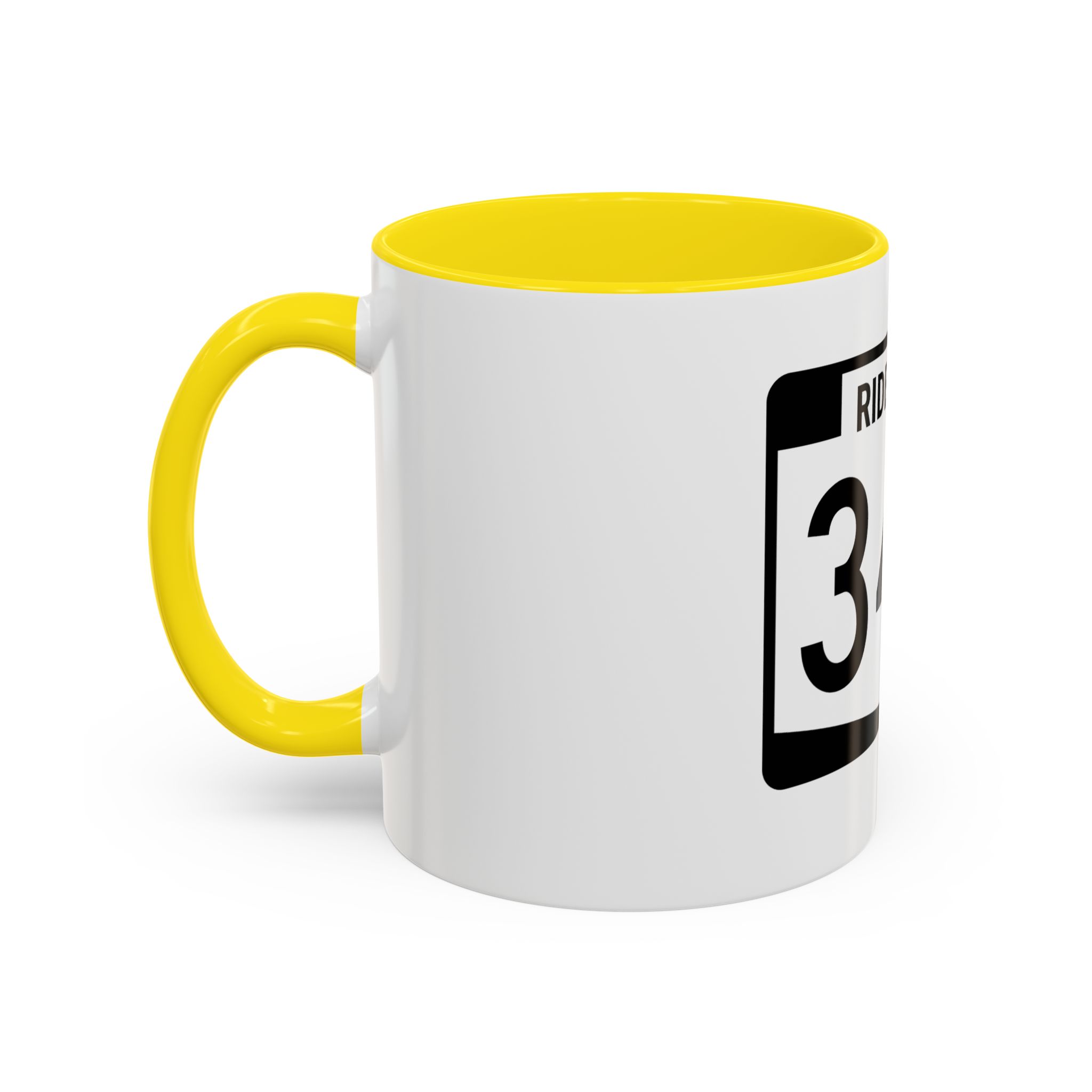 Coffee Mug — RIDE347 Racing Number Accent Mug - Image 27