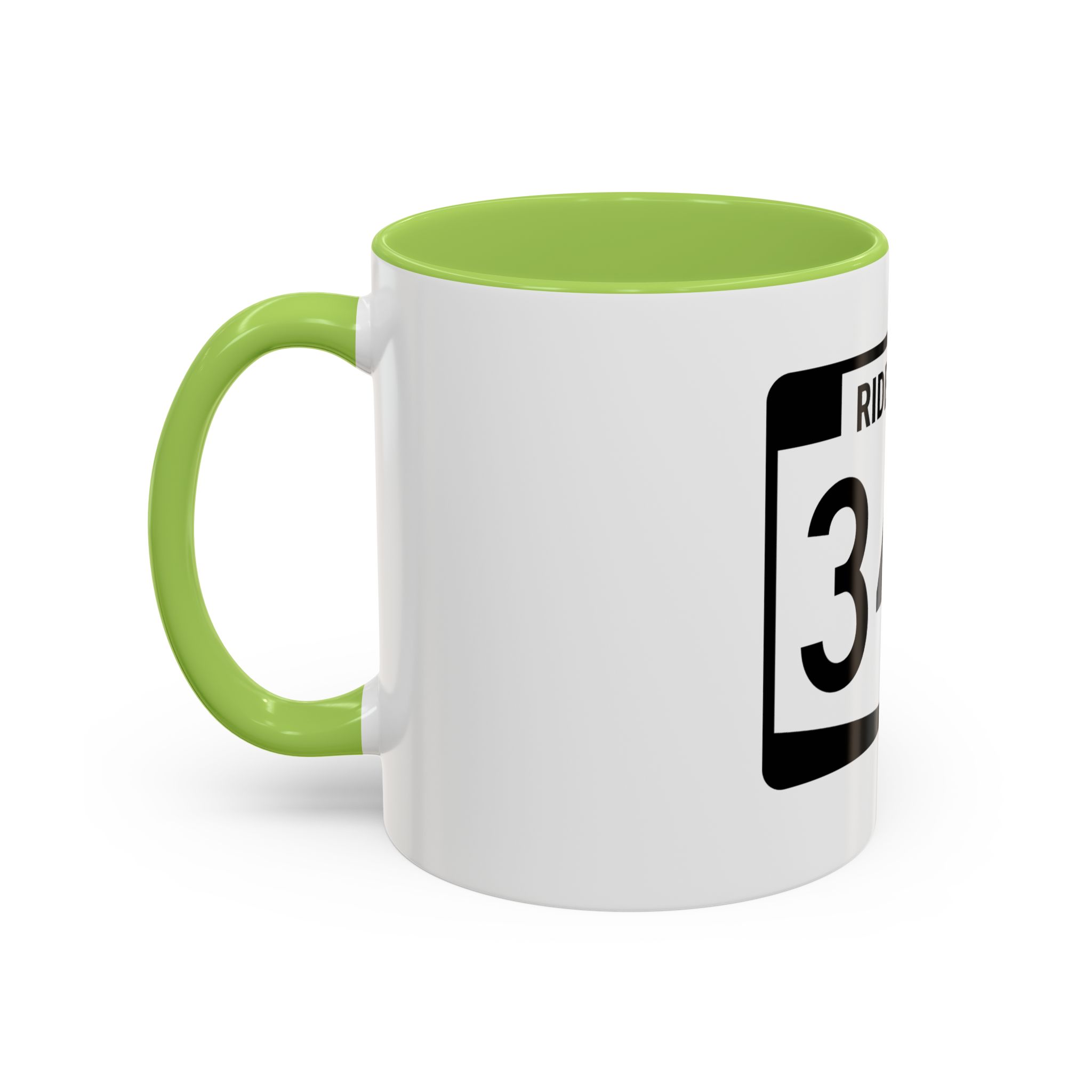 Coffee Mug — RIDE347 Racing Number Accent Mug - Image 31