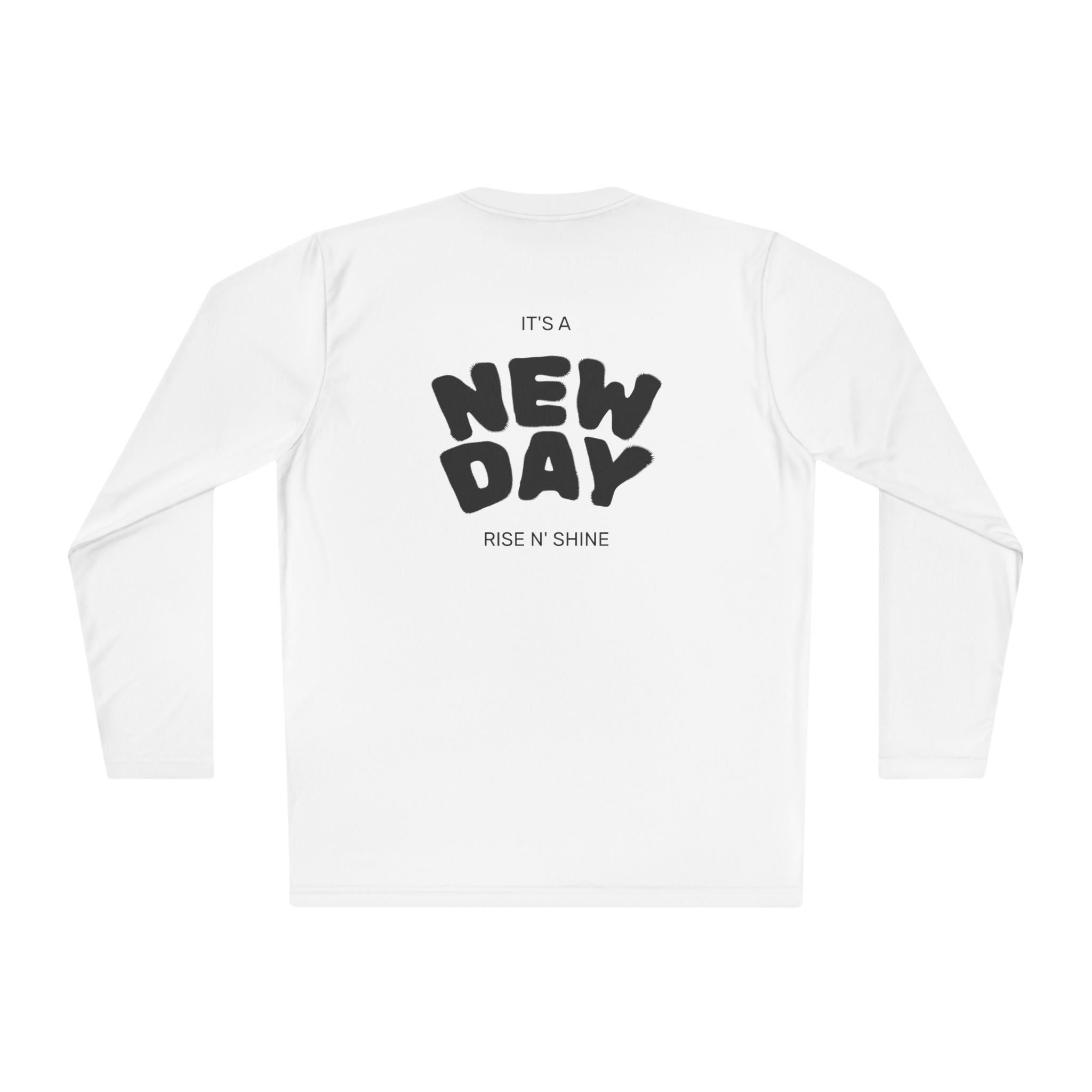 Long Sleeve Tee — 'It's a New Day' 347 Logo Comfort Shirt - Image 2