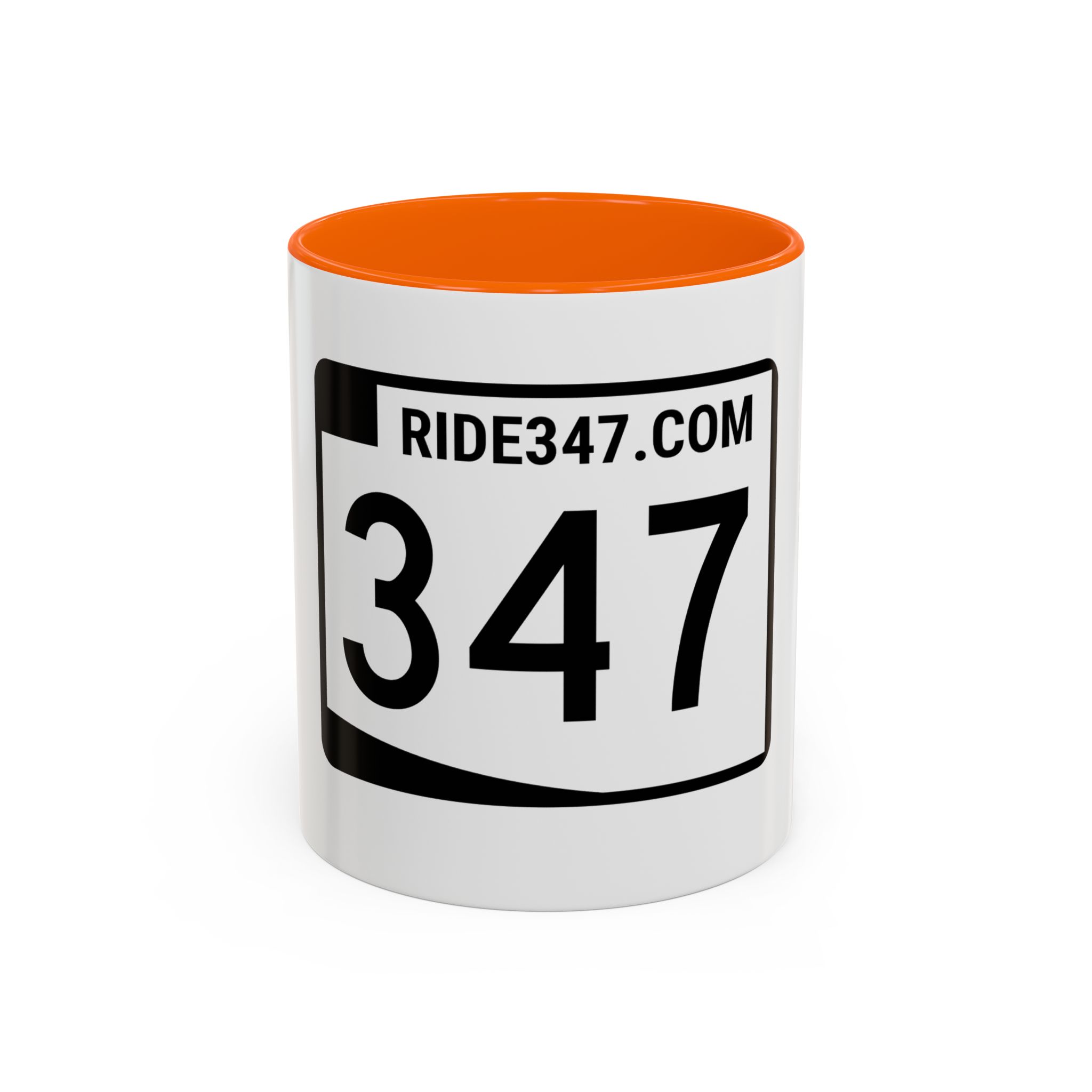 Coffee Mug — RIDE347 Racing Number Accent Mug - Image 21