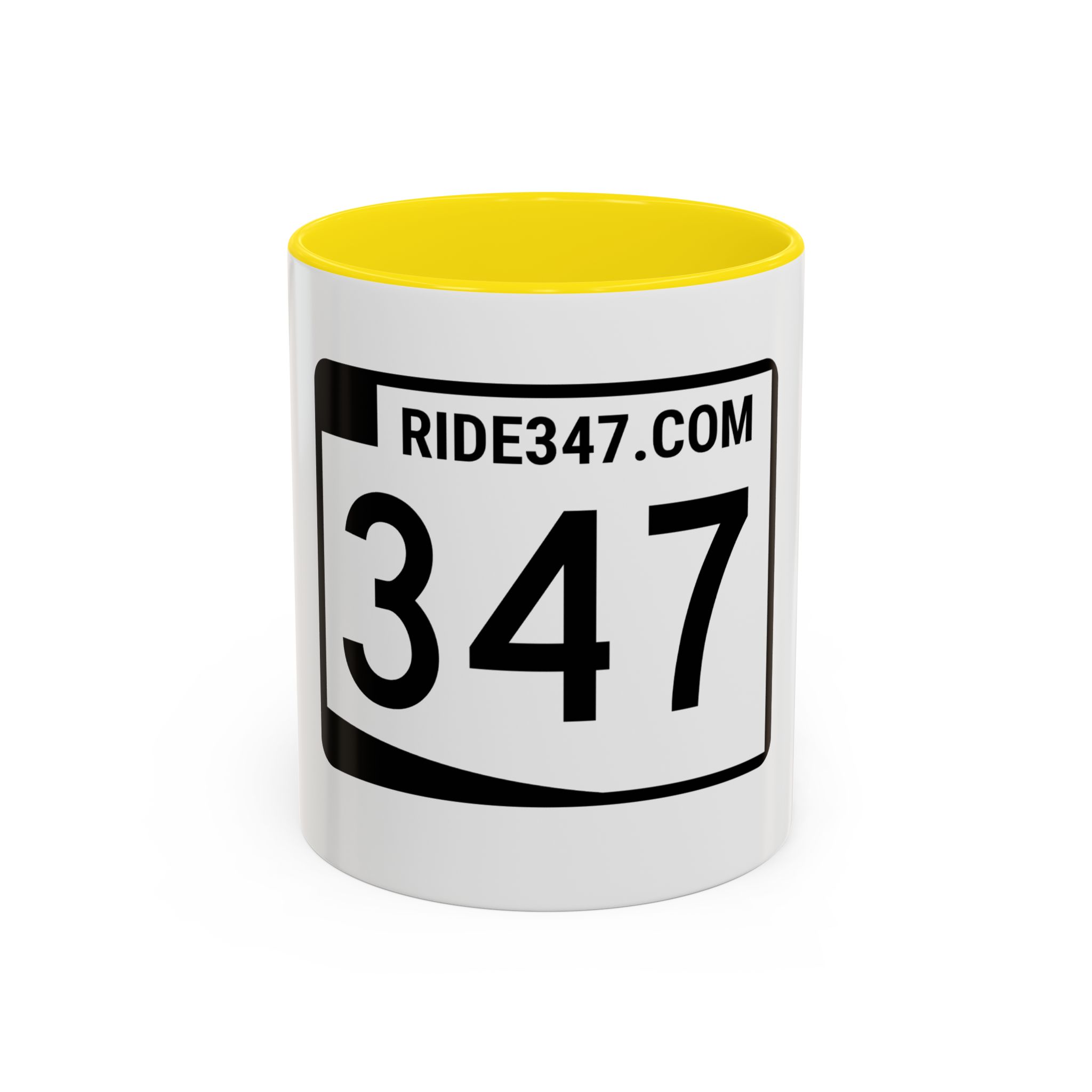 Coffee Mug — RIDE347 Racing Number Accent Mug - Image 25