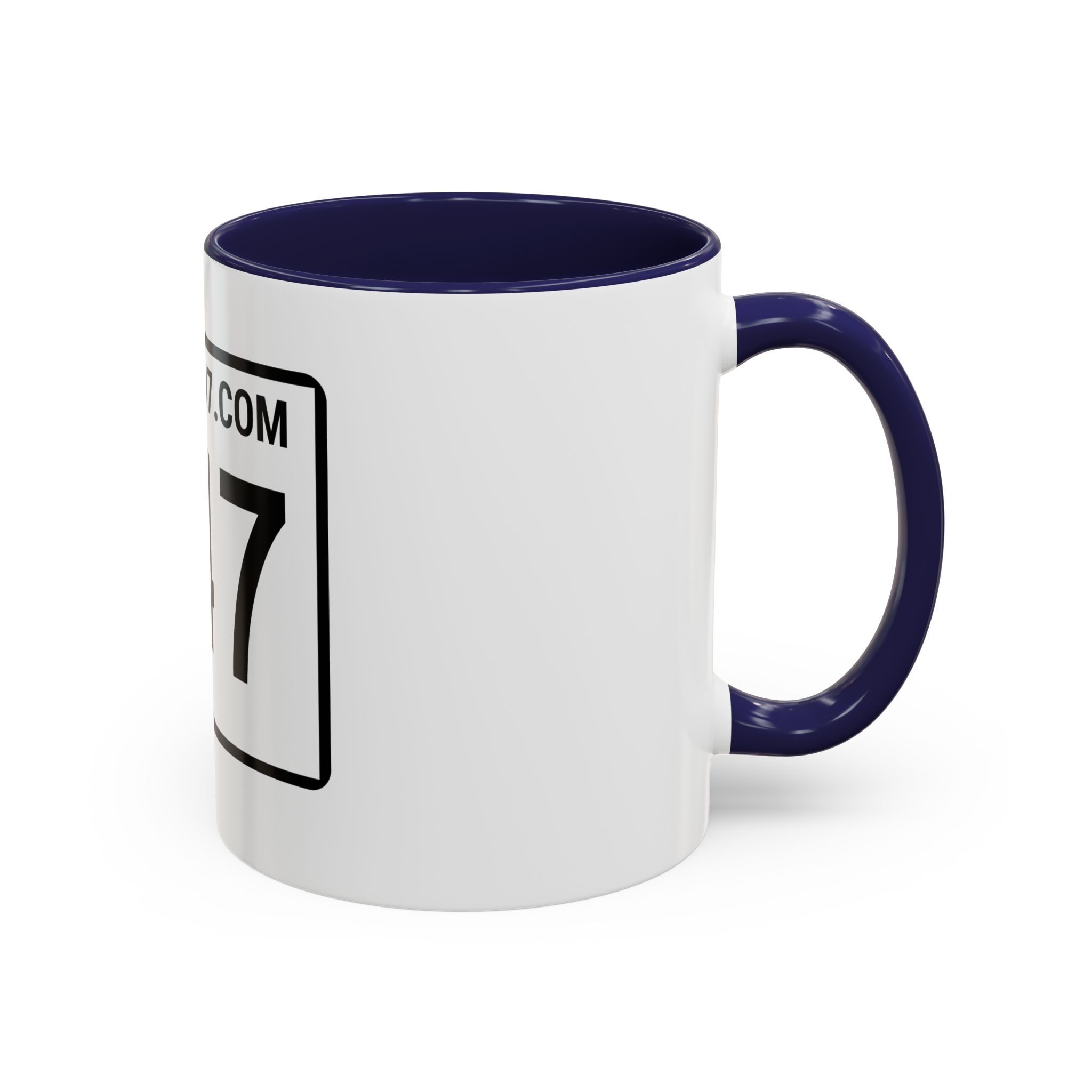 Coffee Mug — RIDE347 Racing Number Accent Mug - Image 6
