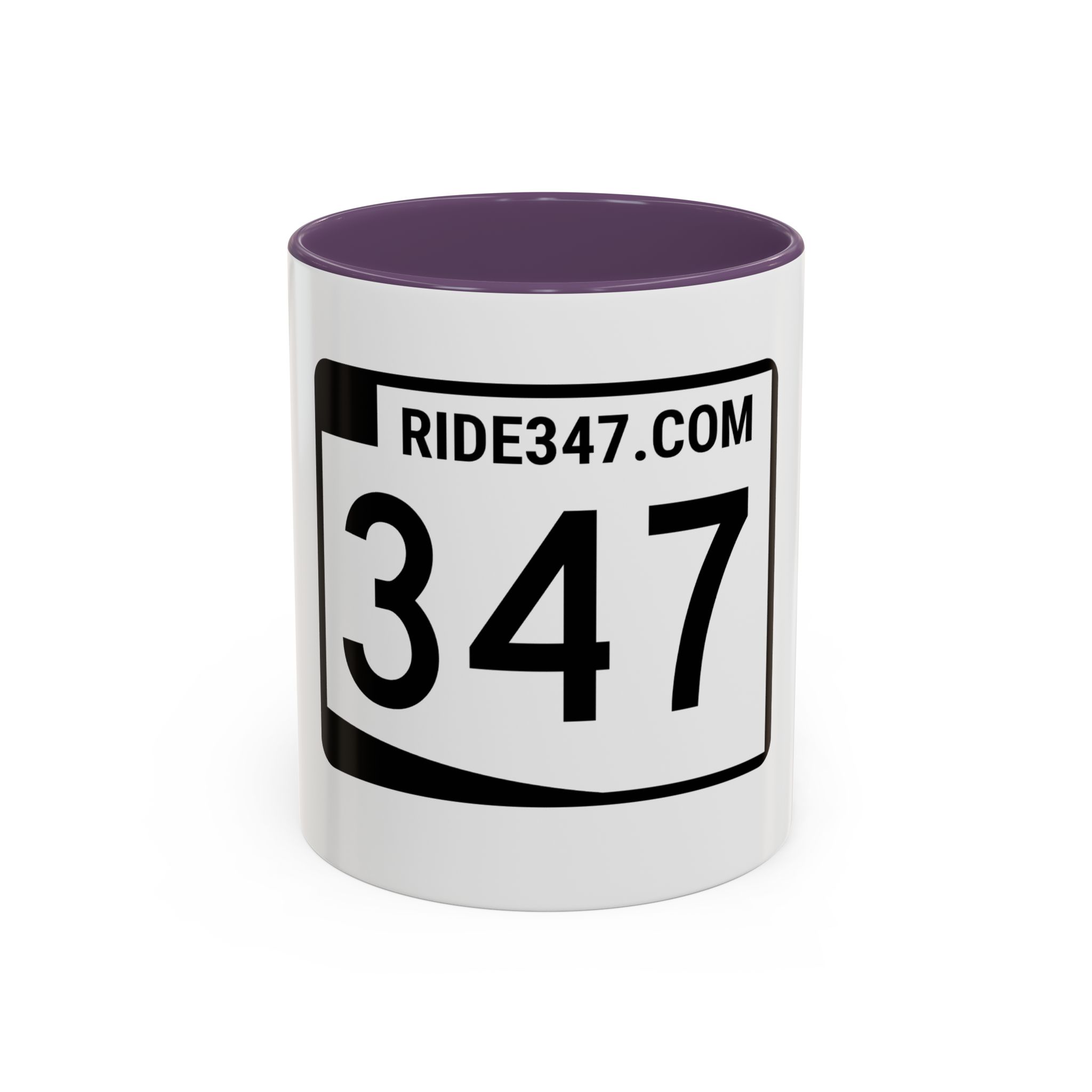 Coffee Mug — RIDE347 Racing Number Accent Mug - Image 33